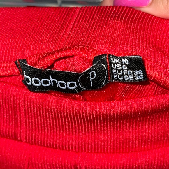 Red hot two piece pant set - Picture 5 of 8